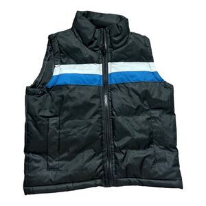 Youth Boys Cambridge Classics Color Block Warm Puffer Outdoor Vest - Sz 5